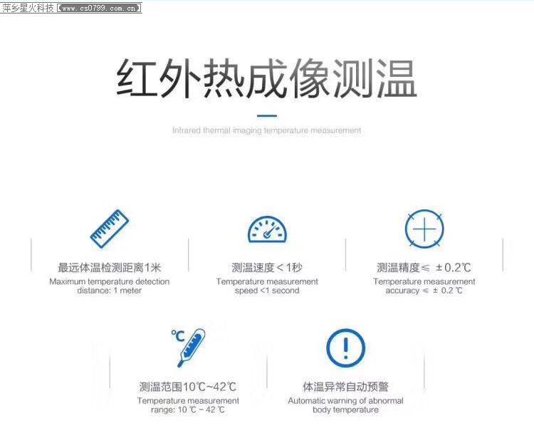萍鄉(xiāng)人臉識(shí)別測(cè)溫儀紅外線體溫器考勤門禁一體機(jī)智能攝像頭熱成像檢測(cè)(圖3)