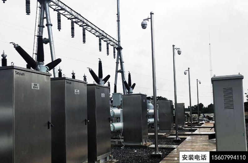 萍鄉(xiāng)跑馬坪220千伏變電站改造工程智能安防監(jiān)控、綜合布線、電力光纖施工(圖2)