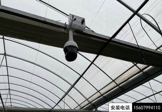 湘東某山莊蔬菜基地安防監(jiān)控、溫控系統(tǒng)施工安裝完工。(圖5)