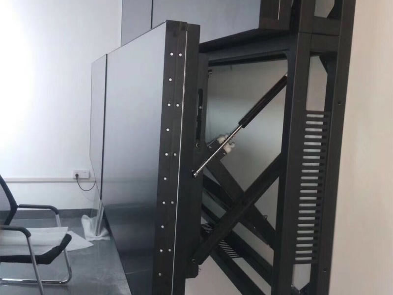 萍鄉(xiāng)上栗孽龍洞游客中心宣傳展廳拼接彩色大屏施工安裝(圖3)